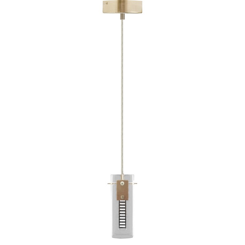 Westgate LCFH-1L-MCT5 12W 5CCT Integrated Single LED Hologram Pendent Light Brushed Nickel Finish