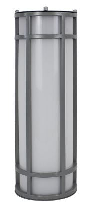 Westgate LDSL-MCT-D-SIL LED Manufacturing 18 Inch Outdoor Sconce 20W 1500Lm 80 CRI 3000K/4000K/5000K Selectable - Gray Finish