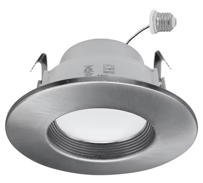EnvisionLED LED-ADL-4-10W-40K-BN-BFL LED 4 Inch 10W ADL Baffle Downlight, Color Temperature 4000K, Brushed Nickel Finish