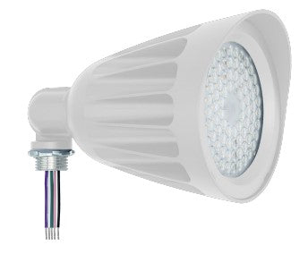 EnvisionLED LED-BLT-25W-TRI-WH-KN-UNV LED Bullet Flood Knuckle Mount Watt 25W, 3CCT Color Temperature, White Finish