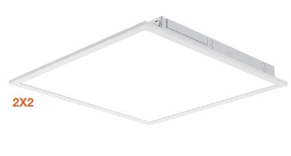 EnvisionLED LED-BPL-2x2-3M40-4CCT Wattage 40W, Back-lit Panel Light, Size 2x2 4-CCT & 3-Power Selectable, White Finish
