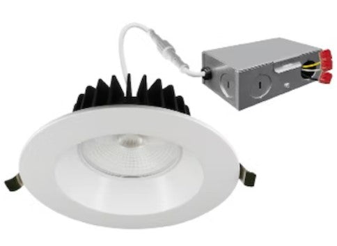 EnvisionLED LED-DLJBX-6RG-24W-5CCT-WH-R LED 6 Inches Regressed Downlight 5CCT Selectable White Finish