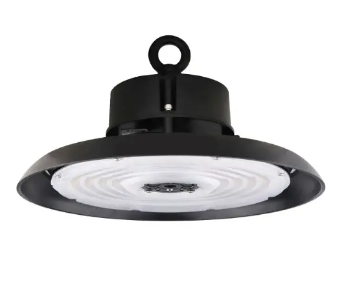 EnvisionLED LED-RHB3-150W-50K-BL-6 LED UFO High Bay w/ 6-ft Whip, Lumens 21000lm, Color Temperature 5000K, Black Finish