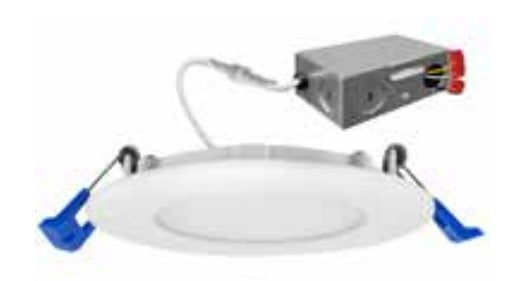 EnvisionLED LED-SL-PNL-3R-8W-5CCT-WH 3 Inches EXT SnapTrim Round Downlight Watt 8W, Lumens 500lm, Color Temperature 5000K White Finish