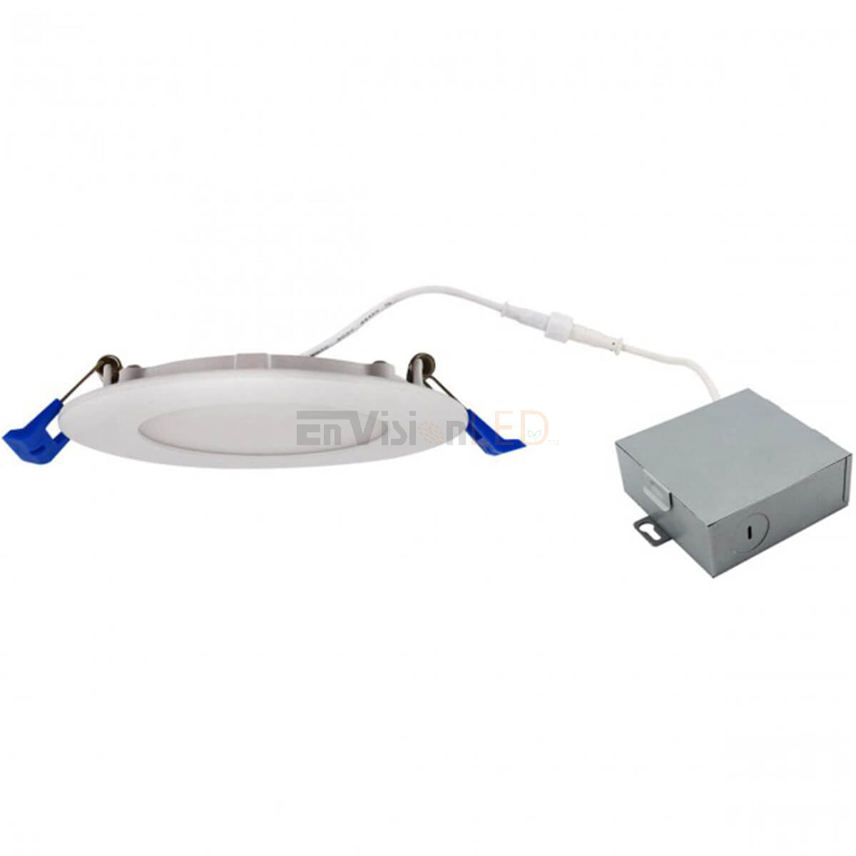 EnvisionLED LED-SL-PNL-6R-14W-TRI-0/10V LED 6 Inch 14W J-Box SnapTrim Round Panel Downlight 0-10V CCT Selectable