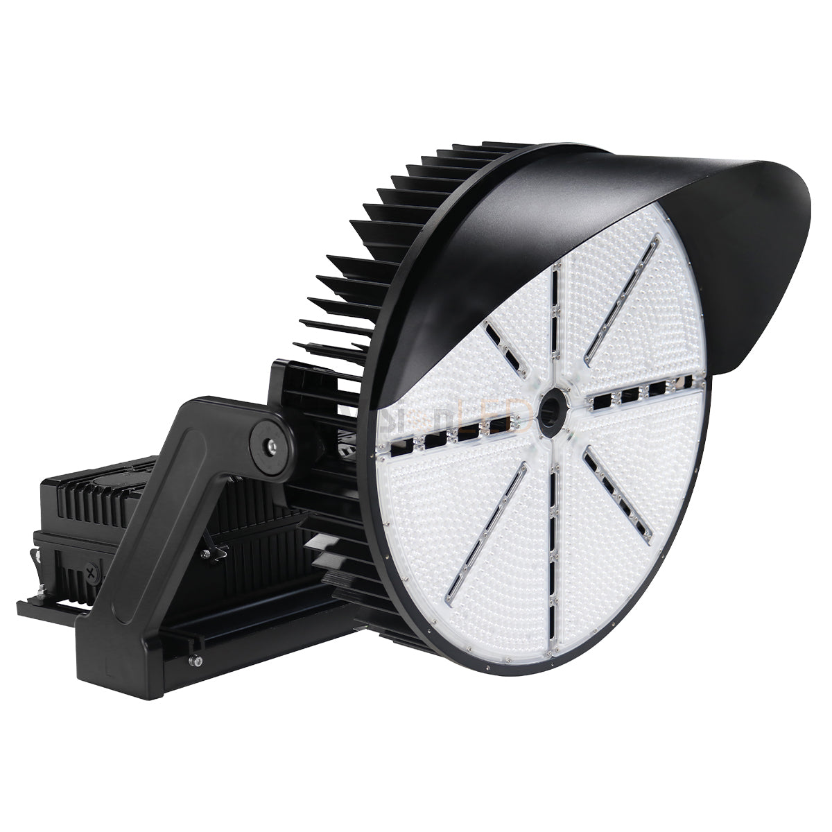 EnvisionLED LED-SPL-3P1200W-50K-YK-UNV-BLK LED Sport Light Fixture 3 Power Selectable