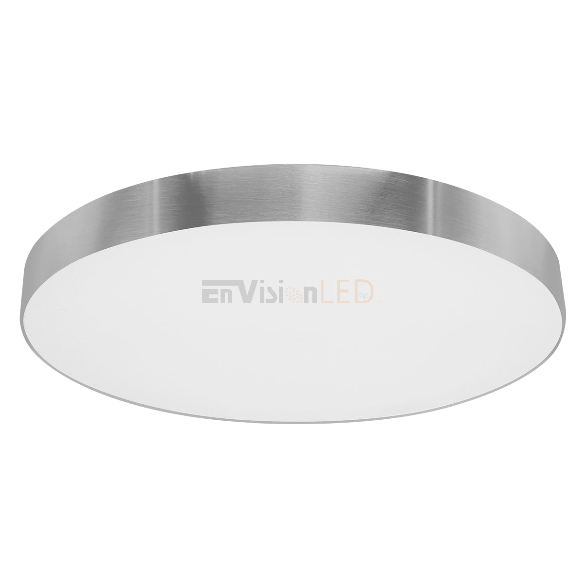 EnvisionLED LED-TSM-11R-20W-30K-BN LED 11 Inch 20W Trimless Surface Mount 3000K Warm Brushed Nickel Finish