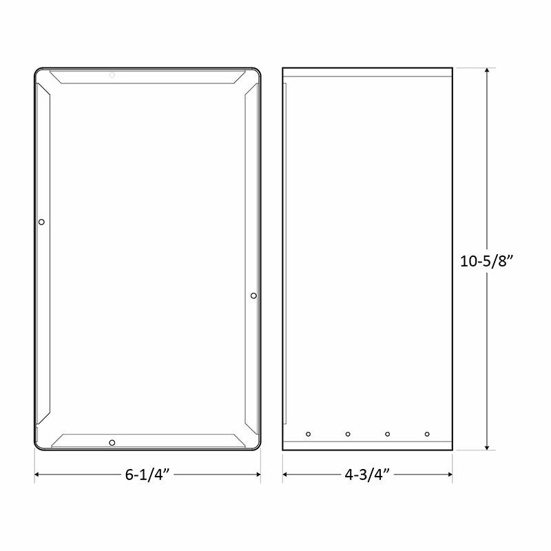 Westgate Lighting LF-SHROUD-D, Full Shroud For LFX And LFXPRO LG And LF4PRO Series