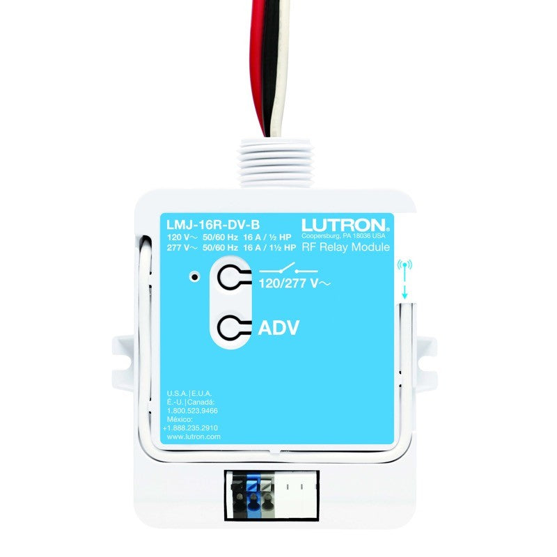Lutron LMJ-16R-DV-B Lutron RF Relay Module with Softswitch