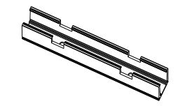 Core Lighting LNT65-AC2 Neon Series LED Strip Self Locking 2 Inch Aluminium Profile