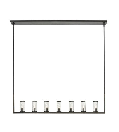 Alora Lighting LP309007UBCG Revolve 7 Light 4 inch Bronze Pendant Ceiling Light