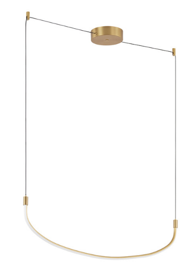 Kuzco Lighting LP89048-BG 48 inch Talis Linear LED Pendant Light, Brushed Gold Finish