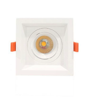 Westgate Lighting LRD-WTM1-WH LED Recessed Light with 1 Slot White Trim, White Finish