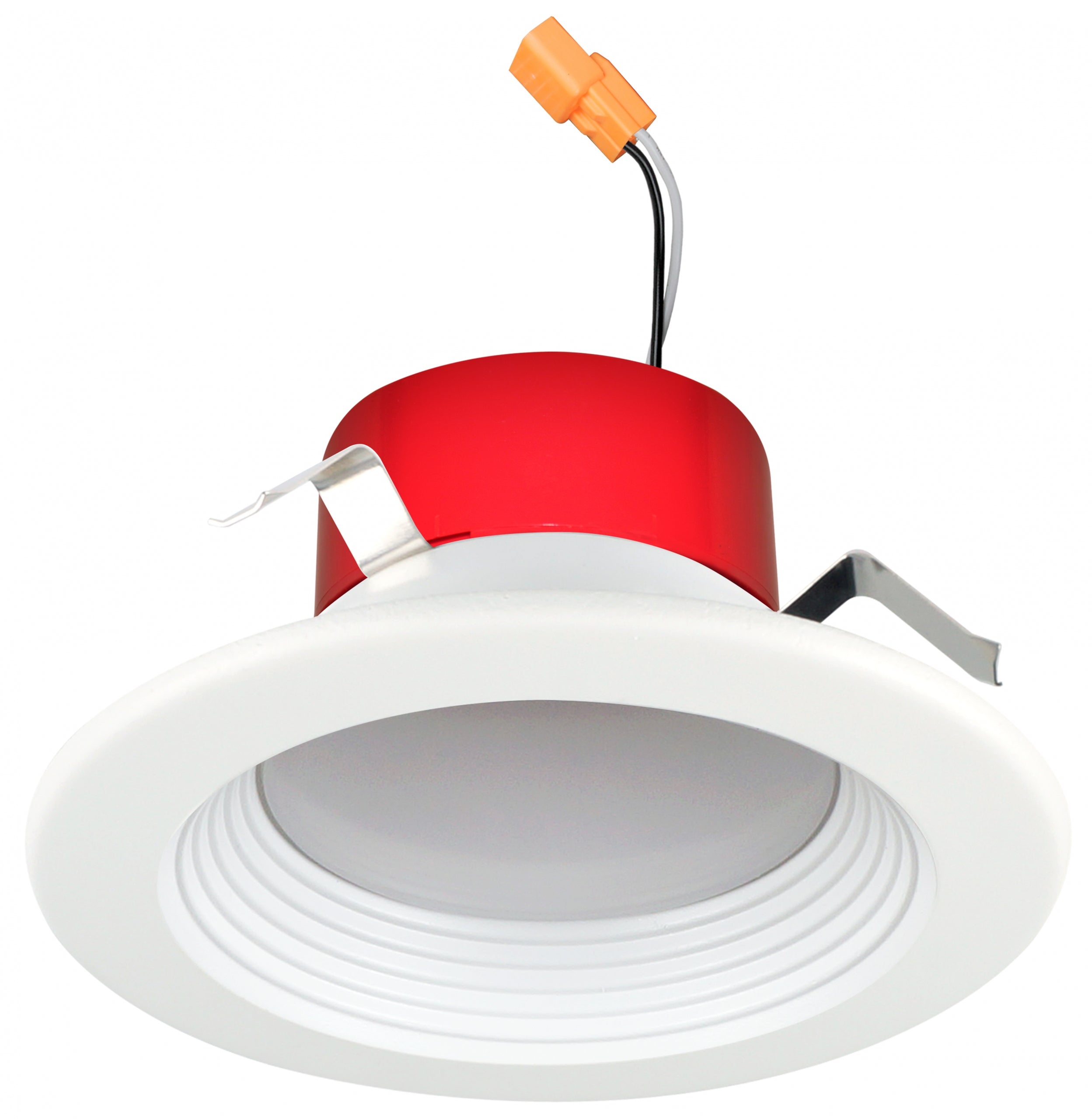 Lighting Spot 26 LSL-403EN-3CT-B 4" LED Selectable 3CCT Round Baffle LED Recessed Retrofit Downlight, White Finish