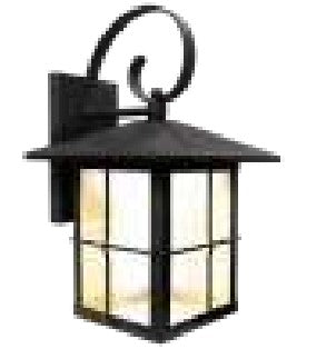 Westgate LRS-L-MCT5-BK LED Outdoor Large Wall Lantern Black Finish