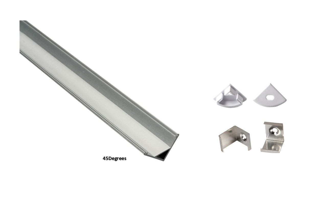 Lighting Spot 26 LS-45D-1616 Aluminum Profile 10FT 45* Degree