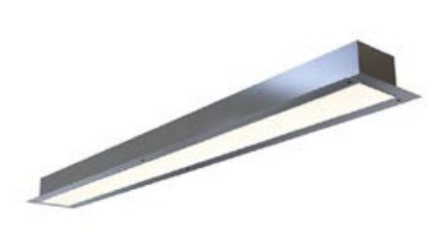 Lighting Spot 26 LS-APF-2''-4' 4FT 2'' LED Linear Flange Max 25W/F Finished Color White OR Silver