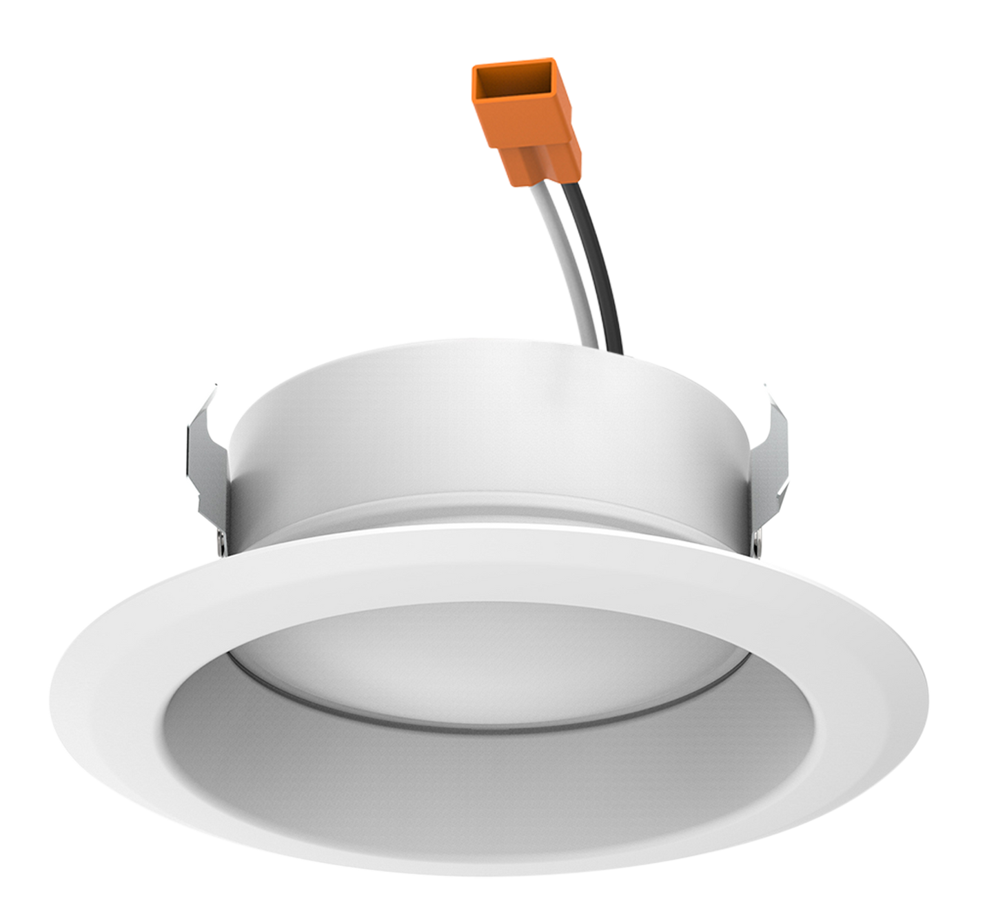 Lighting Spot 26 LSF-4-3CCT-SM 4" LED 3CCT Selectable Round Smooth LED Recessed Retrofit Downlight, White