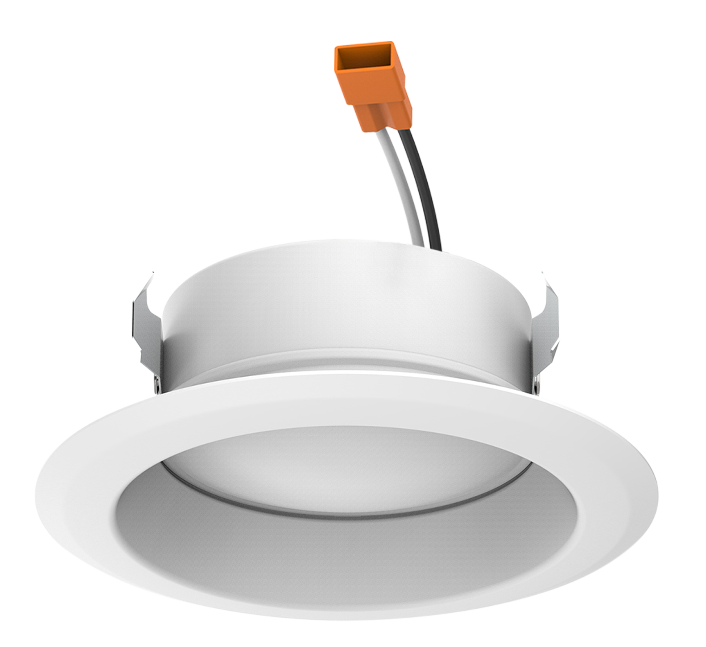 Lighting Spot 26 LSF-4-3CCT-SM 4" LED 3CCT Selectable Round Smooth LED Recessed Retrofit Downlight, White