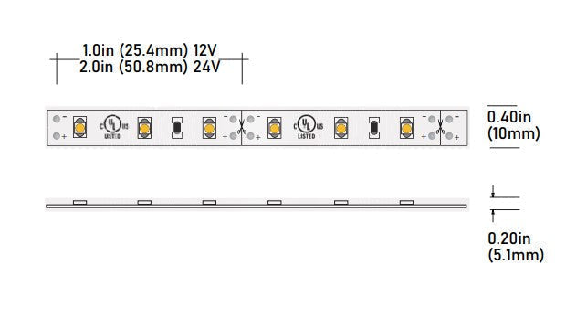Core Lighting LSMW30-BL-32FT-12V 3.0W Outdoor Flexible LED Strip, LSMW30 Model, Blue Color Temperature, 32FT length, 12V Voltage