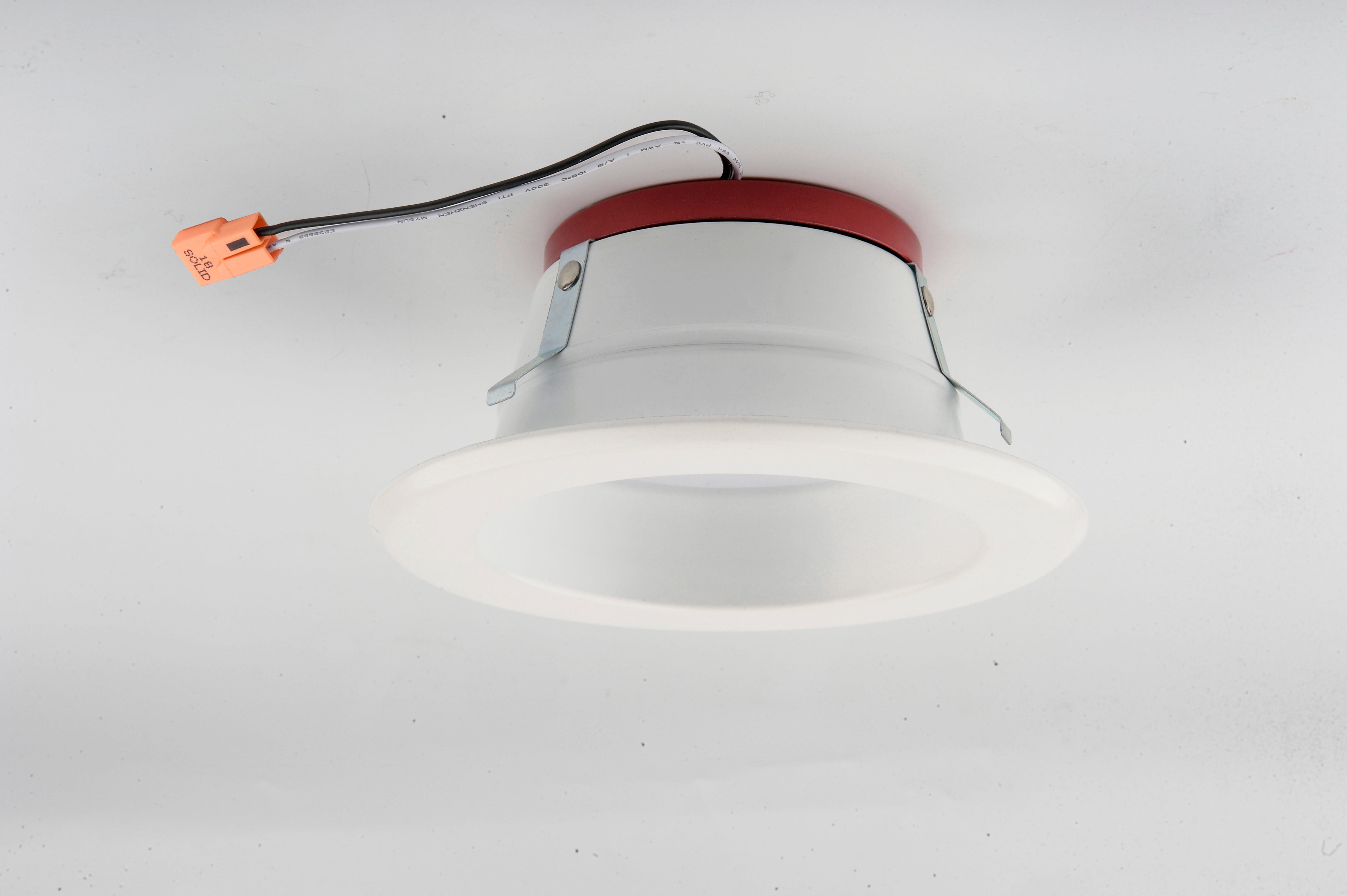 Lighting Spot 26 LSO-4”401R-AC-SM-3k LED Retrofit Dimmable Smooth 4 Inch Downlight 10W 3000K White Finish