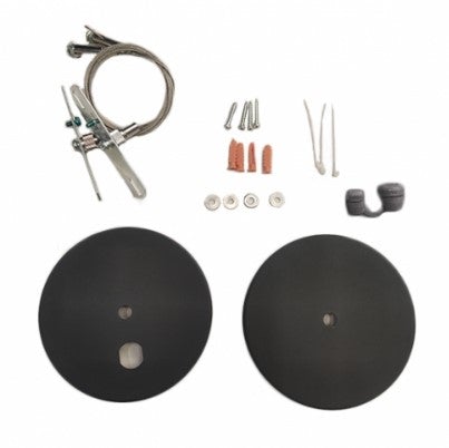 4Ft Architectural Linear Light Canopy Kit Black Finish