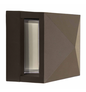 Westgate Lighting LVW-215-MCT-ORB 3W Mini Square Wall Mount Light, Lumens 200 lm, Multi Color Temperature, Bronze Finish