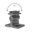 Core Lighting LWW-HO-12-30K-50D-24V-STB-TG High Output Linear LED Wall Washer LWW-HO Model, 12 Inch Length, 3000K Color Temperature, 50° Optics, Voltage 24V DC Standard Tilting Bracket Titanium Gray Finish