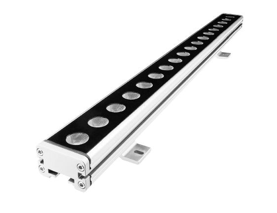 Core Lighting LWW-HO-48-BL-15X40-24V High Output Linear LED Wall Washer Length 48 Inches, Blue Color Temperature, 15ºx40º Optics, 24V Voltage