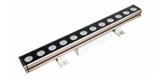 Core Lighting LWW-HO-48-RGB-15X40-24V Color-Changing Linear LED Wall Washer, 48 Inches Length , RGB Color Temperature, 15ºx40º Optics, 24V Voltage