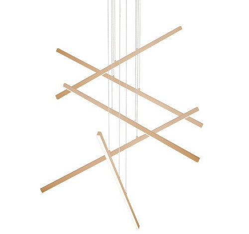 Kuzco Lighting MP10305-XX Vega LED Multi-Light Gold Pendant Light 120V - BuyRite Electric