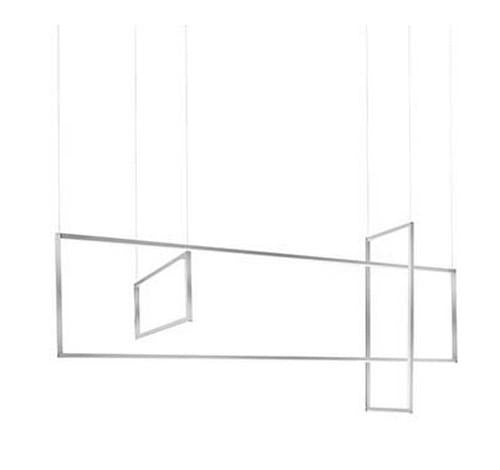 Kuzco Lighting MP28356-XX Arkell LED Linear Brushed Nickel Suspension Light 120V - BuyRite Electric