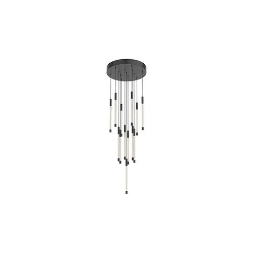 Kuzco Lighting MP75113-BK LED Motif 13 Inch Multi Light Pendant Ceiling Light Black Finish
