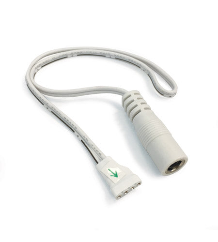 Nora Lighting NAHO-609W LED 12 Inch 24V Power Line Interconnection Cable Model NAHO White Finish