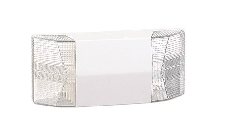 Nora Lighting NE-806LED Beveled LED 3 inch White Emergency Wall Light