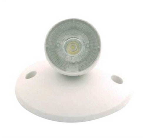 Nora Lighting NE-861 1W Round White Single Emergency Remote Head - BuyRite Electric