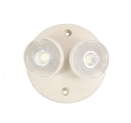 Nora Lighting NE-864LEDW 2W Round White Dual Emergency Remote Head - BuyRite Electric