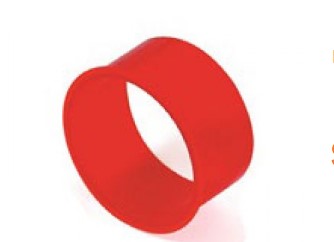 Nora Lighting NIO-1AS19R 3/4" Red Translucent Snoot for 2" & 4" Iolite Trims