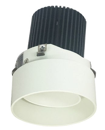 NORA Lighting NIO-2RTLA30QWW 2" Iolite, Round Trimless Adjustable Reflector With 10 Degree Optic, Color Temperature 3000K, White Finish