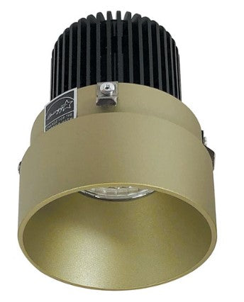 Nora Lighting NIO-2RTLNDC30QCH 2 Inch Iolite LED Round Trimless Downlight, 10-Degree Optic, 850lm / 12W, 3000K, Champagne Haze Finish