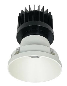 Nora Lighting NIO-4PRTLNDC50XWW/HL LED 4 Inch Iolite PLUS Round Trimless Downlight 1500lm/2000lm/2500lm 5000K White Finish