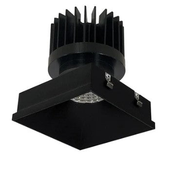 Nora Lighting NIO-4PSTLNDC27XBB/HL LED 4 Inch Iolite PLUS Square Trimless Downlight 1500lm/2000lm/2500lm 2700K Black Finish