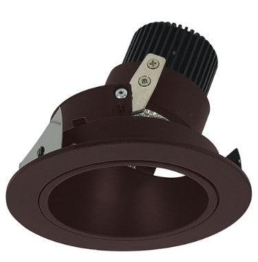 Nora Lighting NIO-4RD35QBZ 4 Inch Iolite LED Round Adjustable Deep Reflector, 10-Degree Optic, 850lm / 12W, 3500K, Bronze Reflector / Bronze Flange