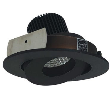 Nora Lighting NIO-4RG35QBZ 4 Inch Iolite LED Round Adjustable Gimbal, 10-Degree Optic, 850lm / 12W, 3500K, Bronze Finish