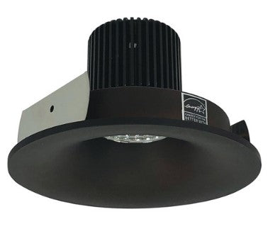Nora Lighting NIO-4RNB35QBZ 4 Inch Iolite LED Round Bullnose, 10-Degree Optic, 850lm / 12W, 3500K, Bronze Finish