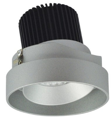Nora Lighting NIO-4RTLA35QHZ 4 Inch Iolite LED Round Trimless Adjustable, 10-Degree Optic, 850lm / 12W, 3500K, Haze Adjustable / Haze Reflector
