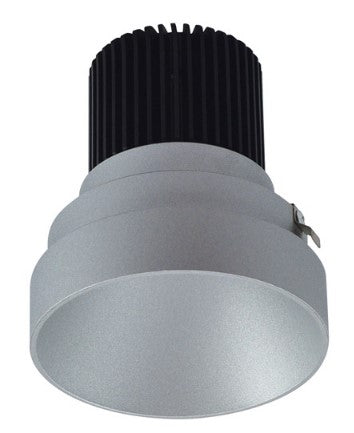 Nora Lighting NIO-4RTLNDC40QHZ 4 Inch Iolite LED Round Trimless Downlight, 10-Degree Optic, 850lm / 12W, 4000K, Haze Finish