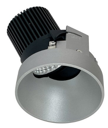 Nora Lighting NIO-4RTSLA27QHZ 4 Inch Iolite LED Round Trimless Adjustable Slot, 10-Degree Optic, 850lm / 12W, 2700K, Haze