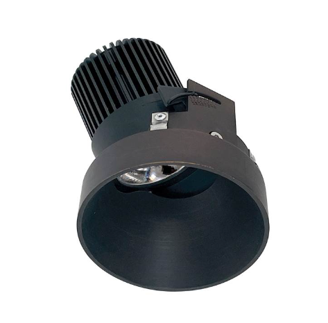 Nora Lighting NIO-4RTSLA35QBZ 4" Iolite LED Round Trimless Adjustable Slot, 10-Degree Optic, 850lm / 12W, 3500K, Bronze