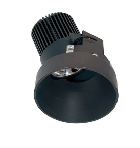 Nora Lighting NIO-4RTSLA40QBZ 4 Inch Iolite LED Round Trimless Adjustable Slot, 10 Degree Optic, 850Lm 12W, Color Temperature 4000K, Bronze Finish